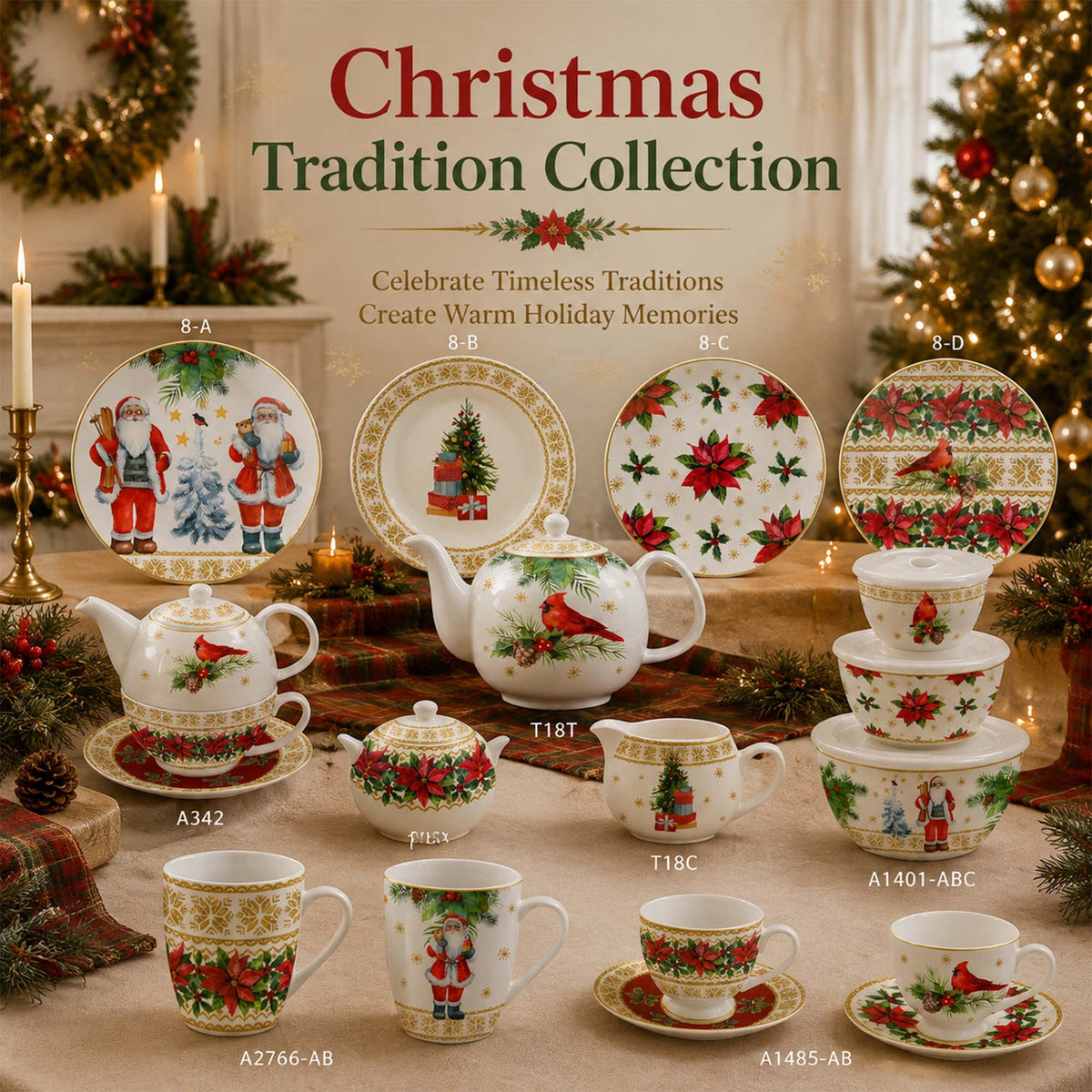 Donglin Homeware Y6910 Christmas Tradition Collection