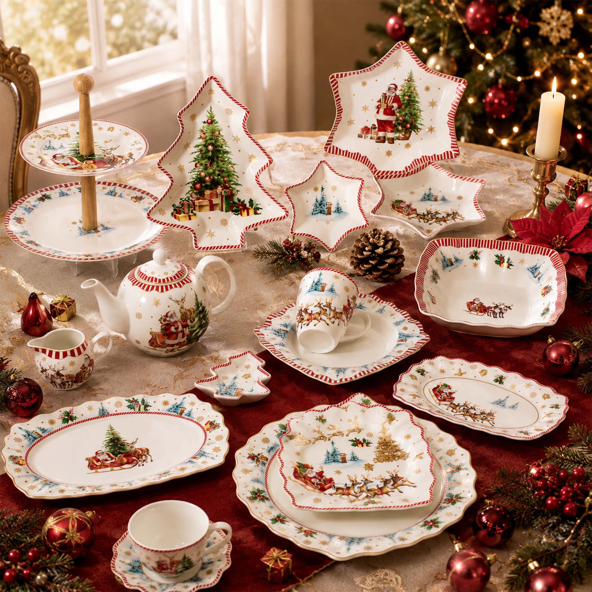 Donglin Homeware Y6939 Santa’s Christmas Journey Collection