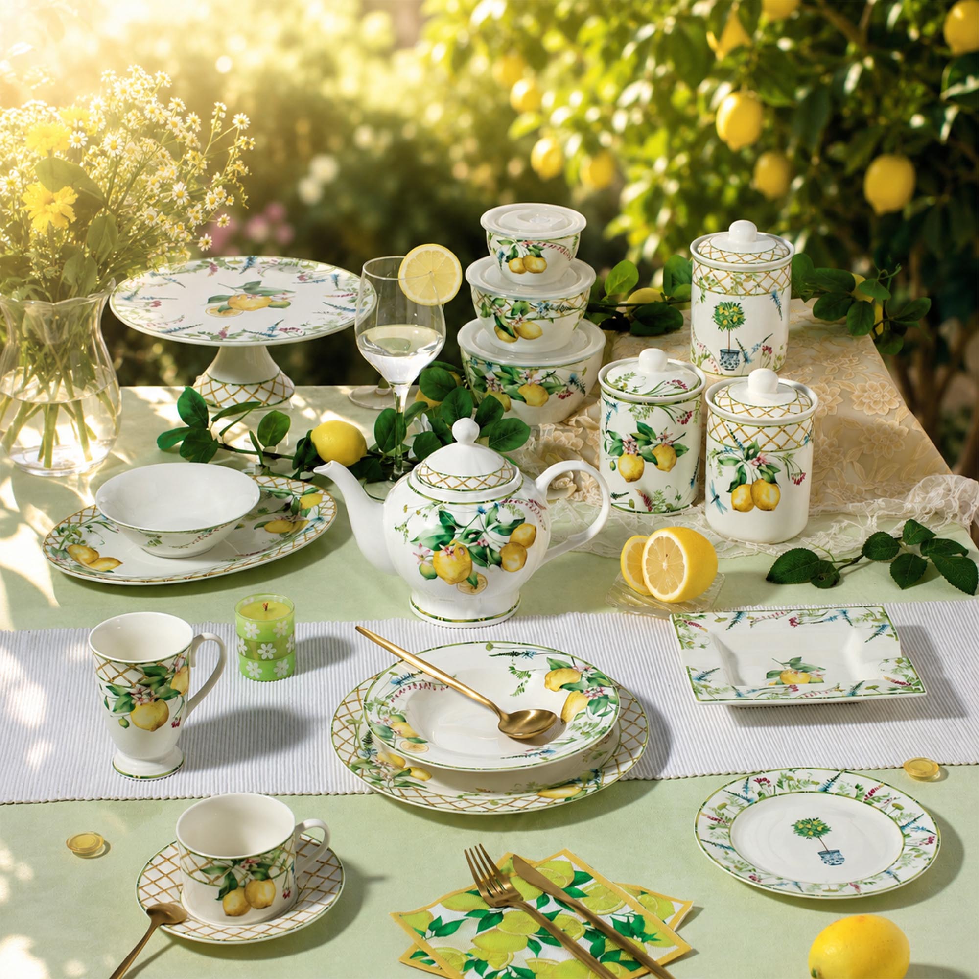 Donglin Homeware Y6946 Lemon Grove Collection