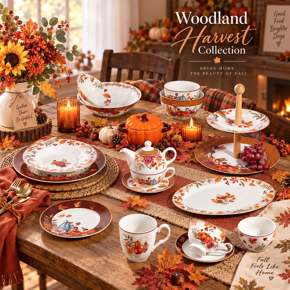 Y6948 Autumn Bounty Geschirrkollektion aus New Bone China