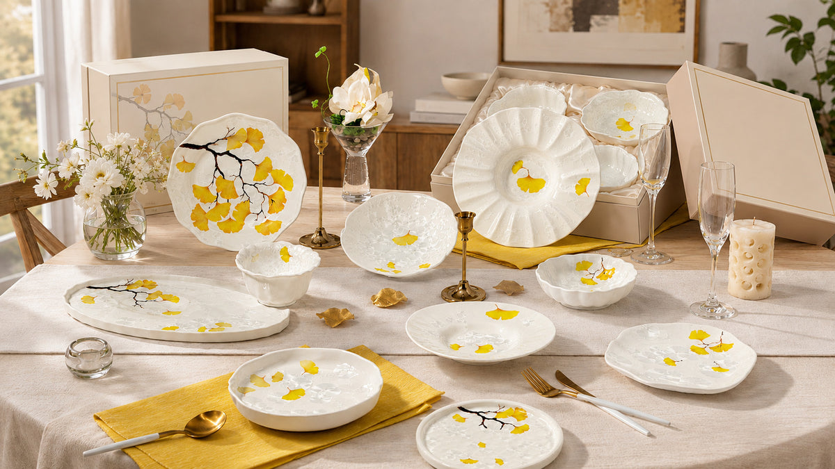 Donglin Homeware Y6963 Ginkgo Serenity Collection Package