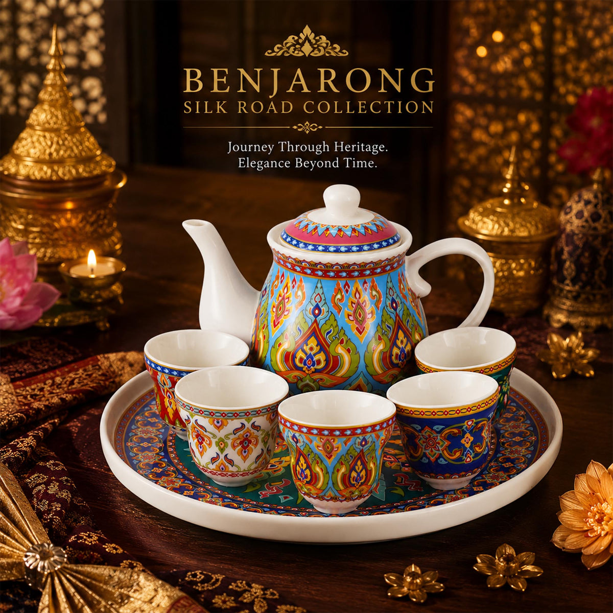 Donglin Y6983 Benjarong Silk Road Collection Custom Design 2