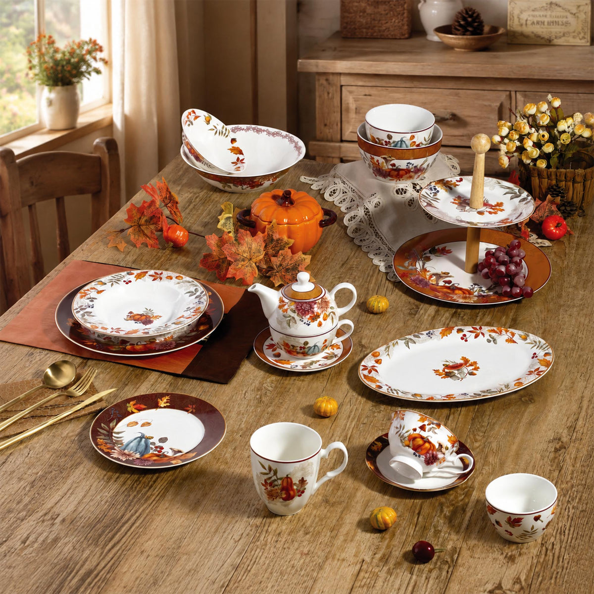 Donglin Homeware Y6984 Autumn Bounty Collection