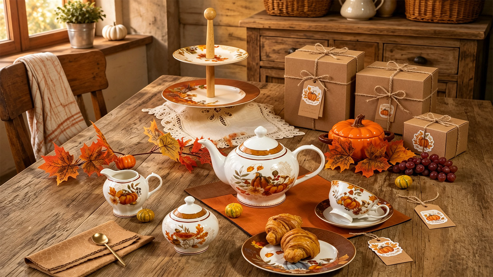 Donglin Homeware Y6984 Autumn Bounty Collection Package