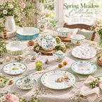 Donglin Homeware Y6990 Spring Meadow — Colección de vajilla — porcelana New Bone China