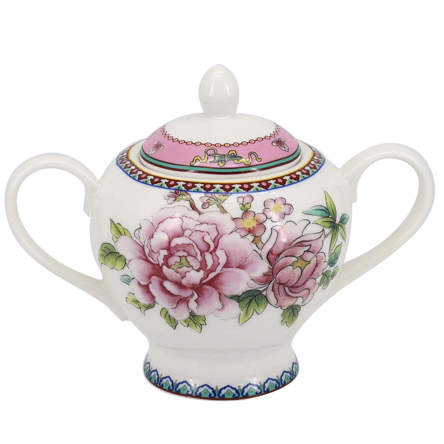 Donglin Homeware Auspicious Phoenix Nature Style Ceramic Tableware Set 300cc Sugar Pot