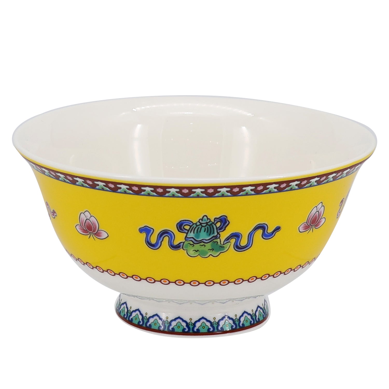 Donglin Homeware Auspicious Phoenix Nature Style Ceramic Tableware Set 4.75-inch bowl