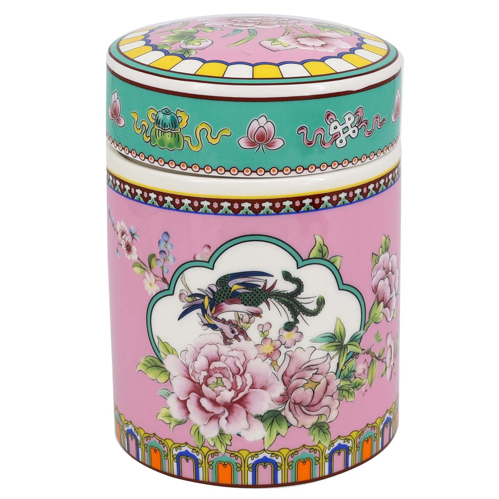 Donglin Homeware Auspicious Phoenix Nature Style Ceramic Tableware Set 800ml Canister