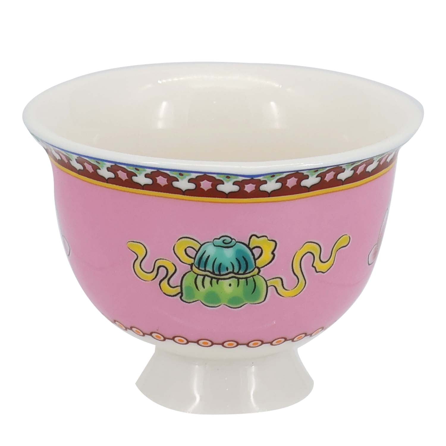 Donglin Homeware Auspicious Phoenix Nature Style Ceramic Tableware Set 80cc Cup
