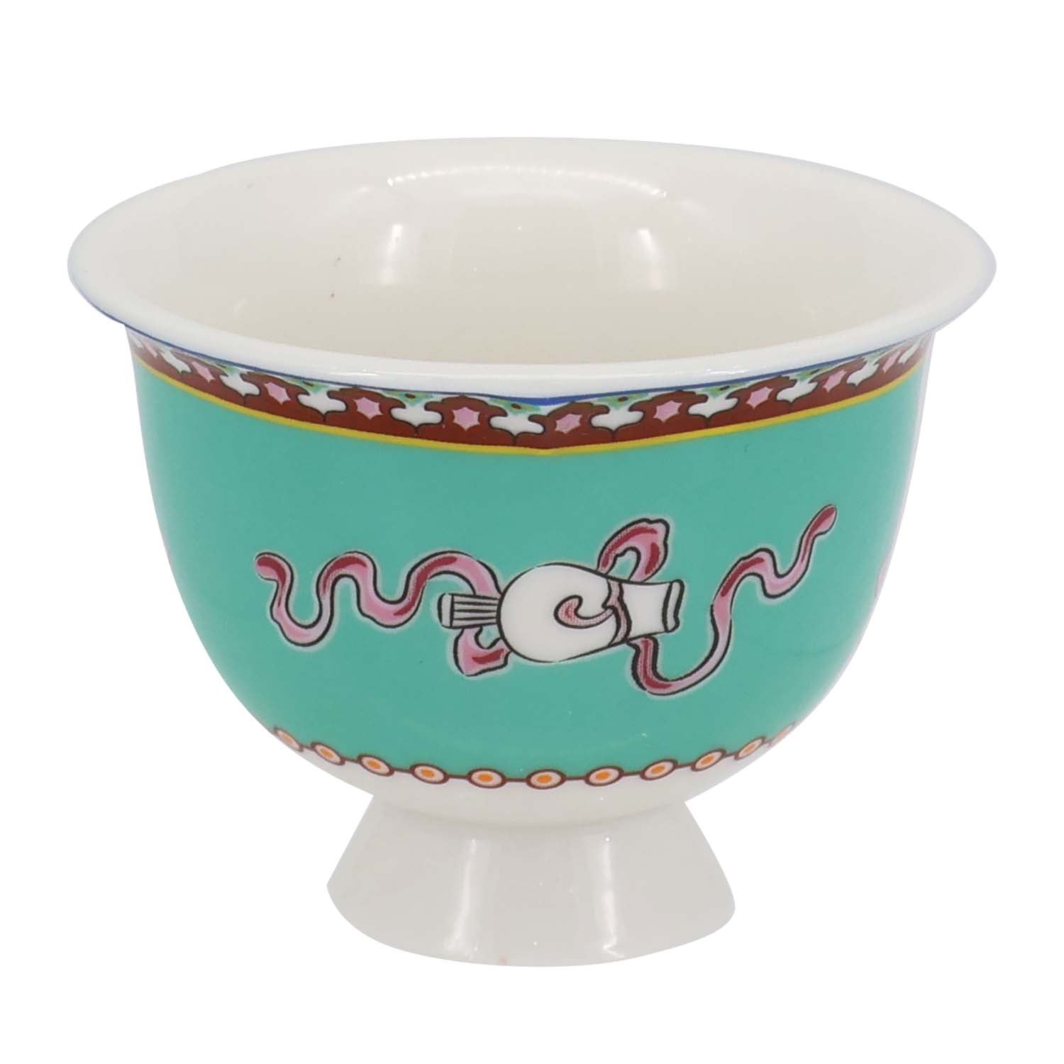 Donglin Homeware Auspicious Phoenix Nature Style Ceramic Tableware Set 80cc Cup