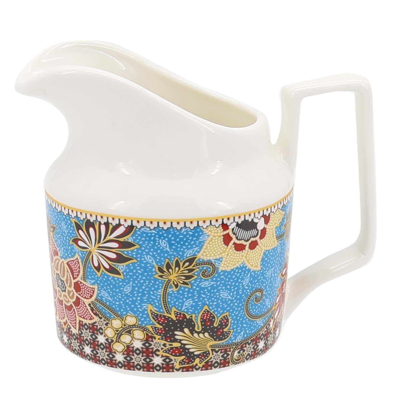 Donglin Homeware Batik Tiga Negeri - Farmhouse Style Ceramic Tableware Set 250cc Creamer