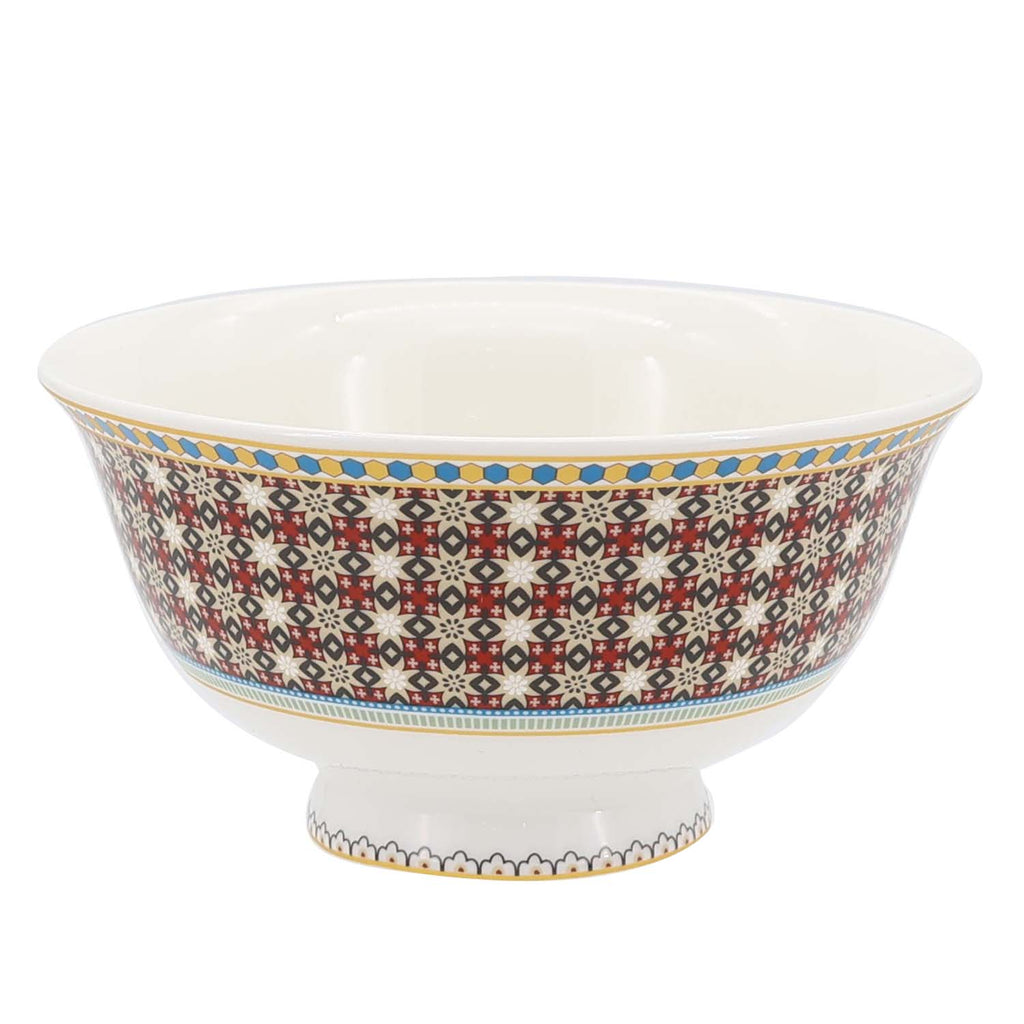 Donglin Homeware Batik Tiga Negeri - Farmhouse Style Ceramic Tableware Set 4.7-inch Bowl
