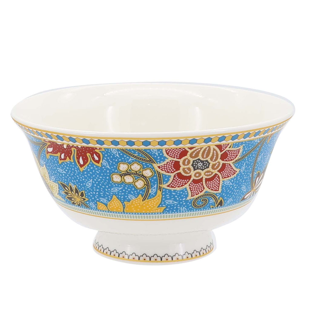 Donglin Homeware Batik Tiga Negeri - Farmhouse Style Ceramic Tableware Set 4.7-inch Bowl