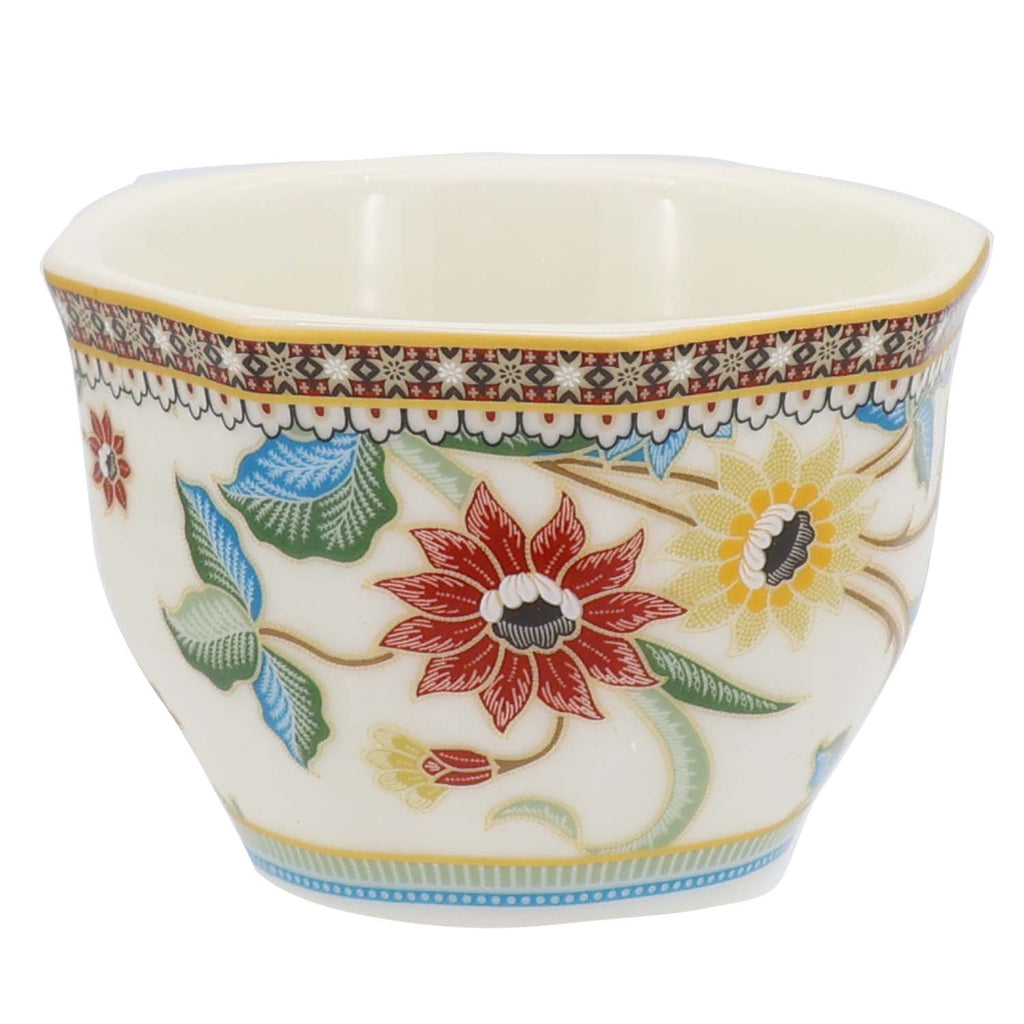 Donglin Homeware Batik Tiga Negeri - Farmhouse Style Ceramic Tableware Set 80cc Cup