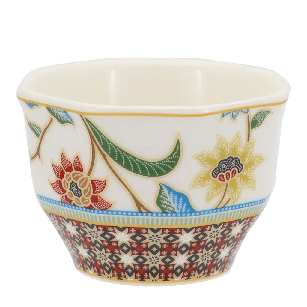 Donglin Homeware Batik Tiga Negeri - Farmhouse Style Ceramic Tableware Set 80cc Cup