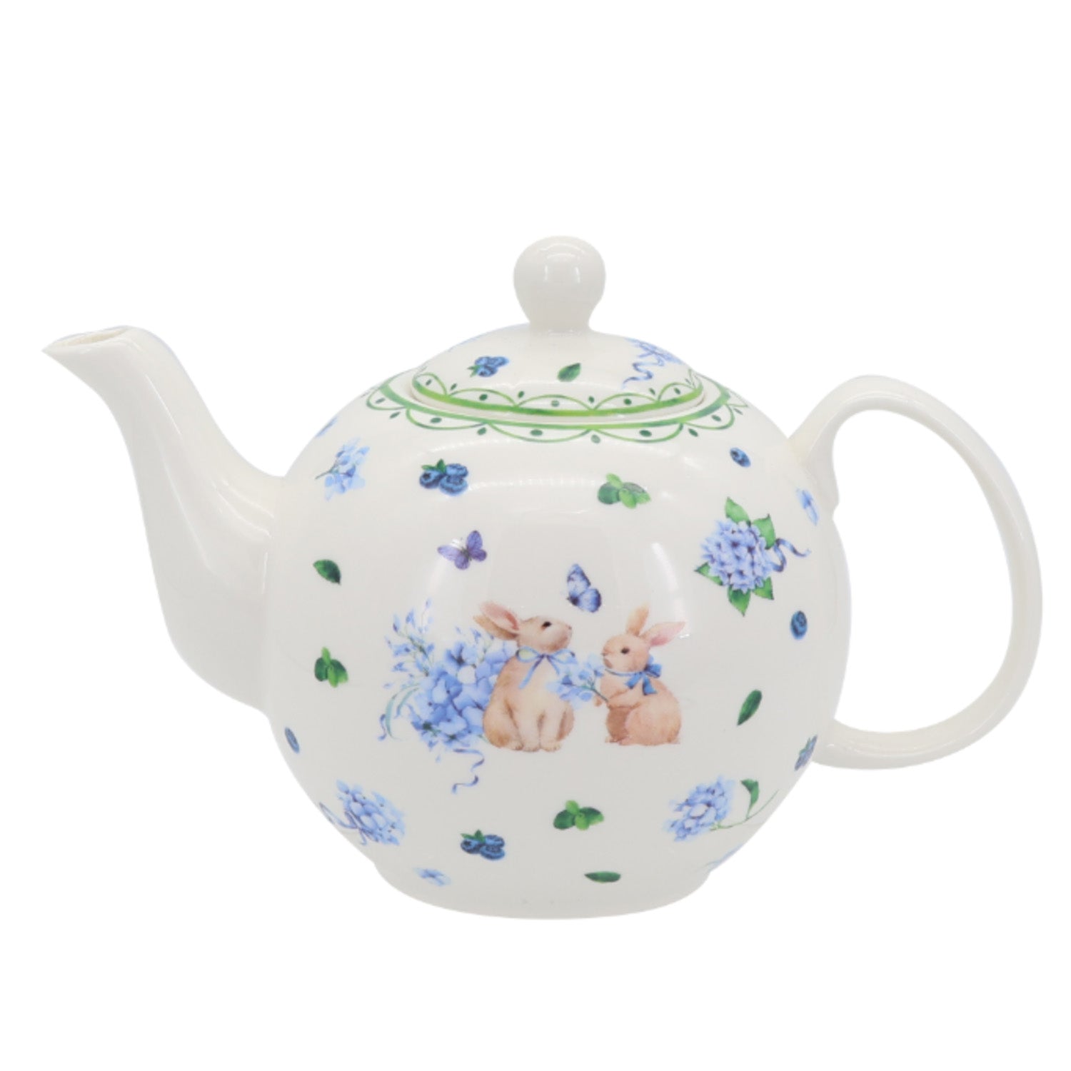 Donglin Homeware Bunny Meadow - Farmhouse Style Ceramic Tableware Set 1200cc teapot