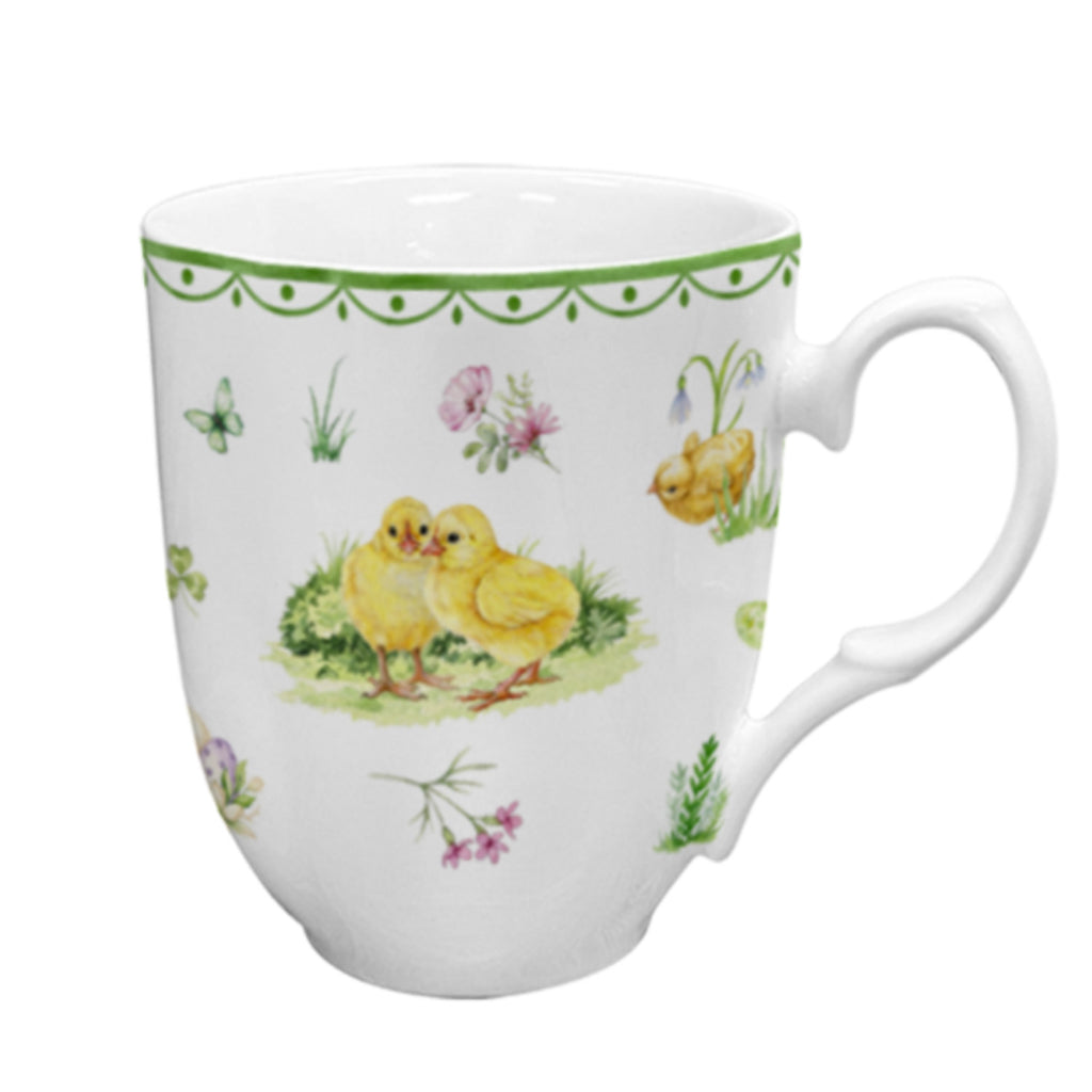 Donglin Homeware Bunny Meadow - Farmhouse Style Ceramic Tableware Set 350cc mug