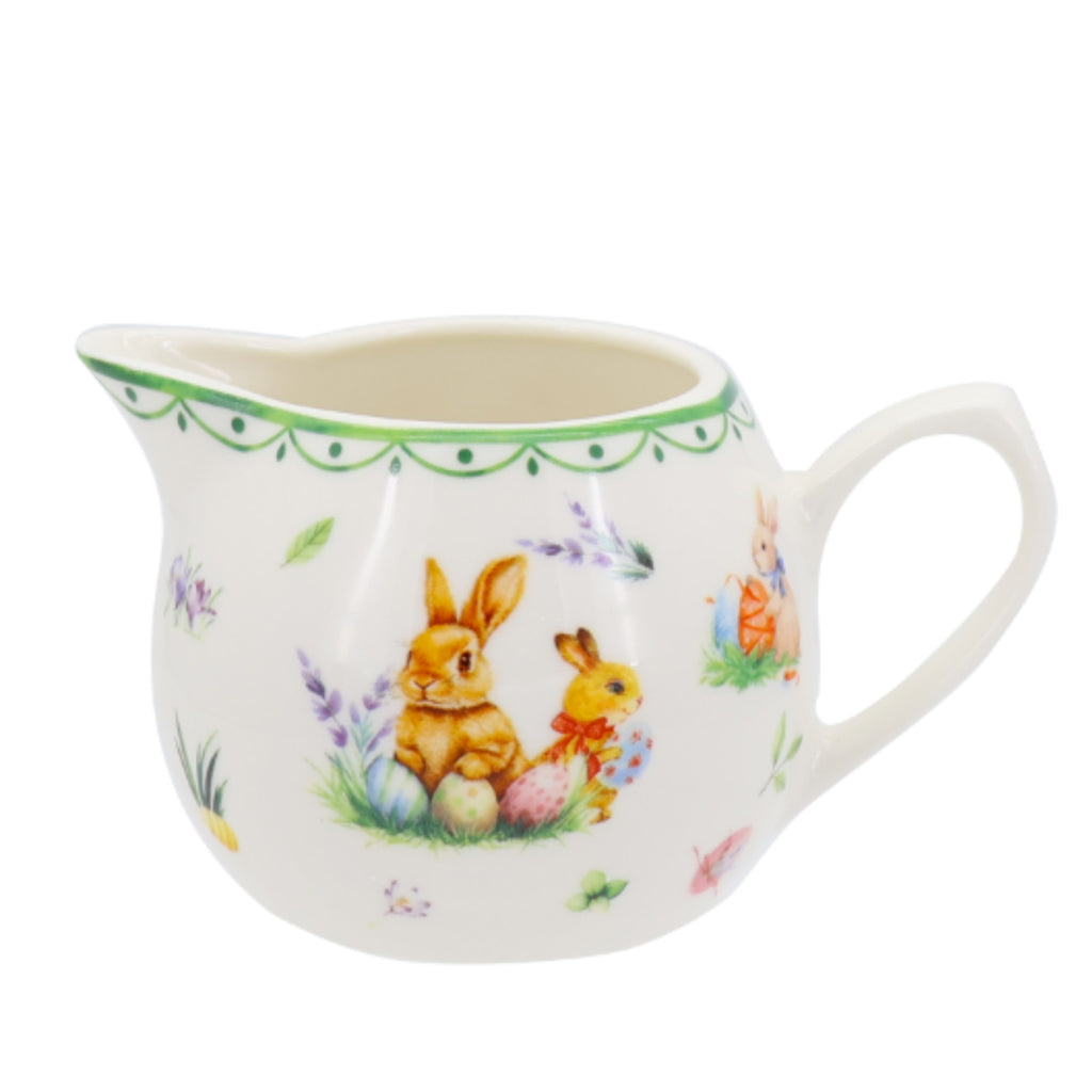 Donglin Homeware Bunny Meadow - Farmhouse Style Ceramic Tableware Set 360cc sugar pot