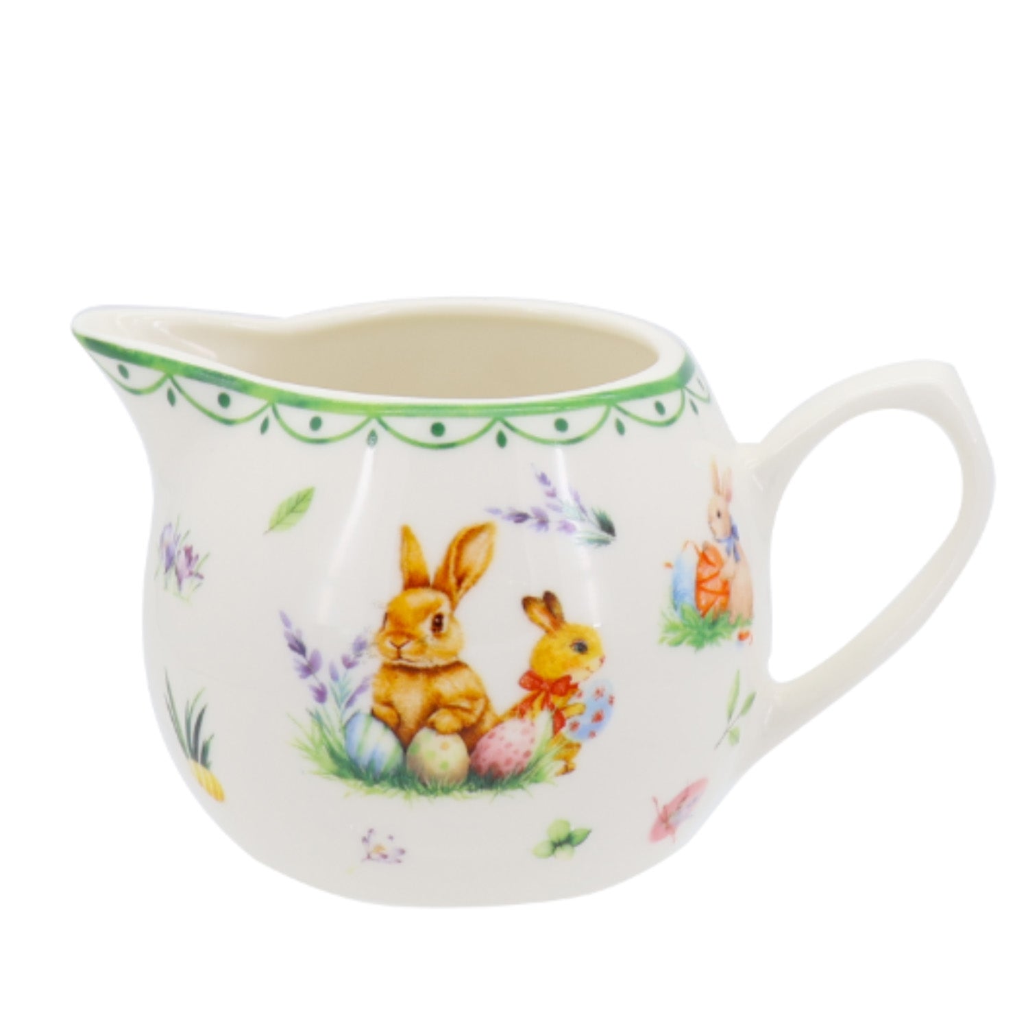 Donglin Homeware Bunny Meadow - Farmhouse Style Ceramic Tableware Set 360cc sugar pot