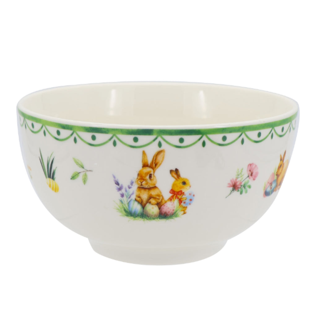 Donglin Homeware Bunny Meadow - Farmhouse Style Ceramic Tableware Set 5.5-inch bowl