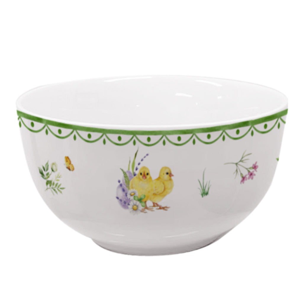 Donglin Homeware Bunny Meadow - Farmhouse Style Ceramic Tableware Set 5.5-inch bowl