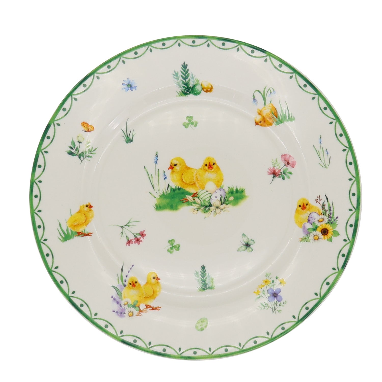 Donglin Homeware Bunny Meadow - Farmhouse Style Ceramic Tableware Set 7.5-inch dessert plate