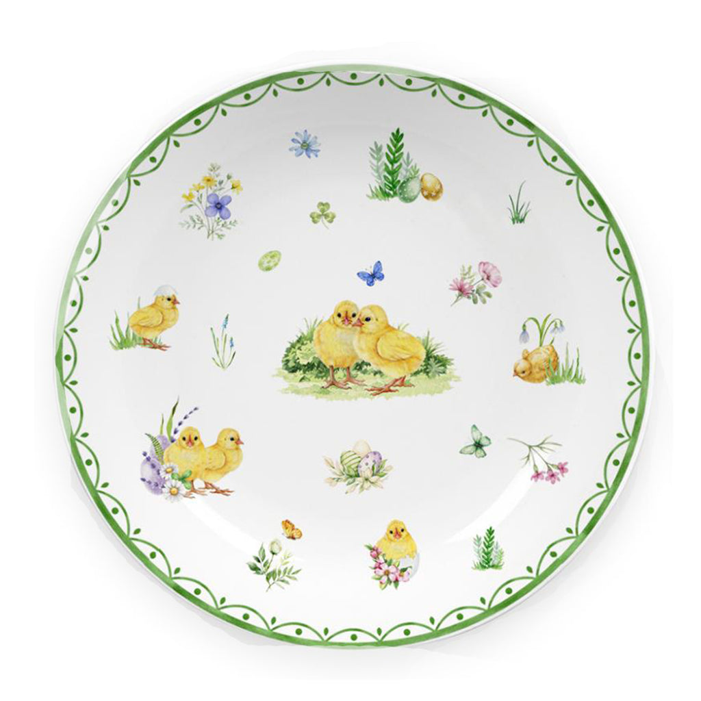 Donglin Homeware Bunny Meadow - Farmhouse Style Ceramic Tableware Set 8-inch coupe plate