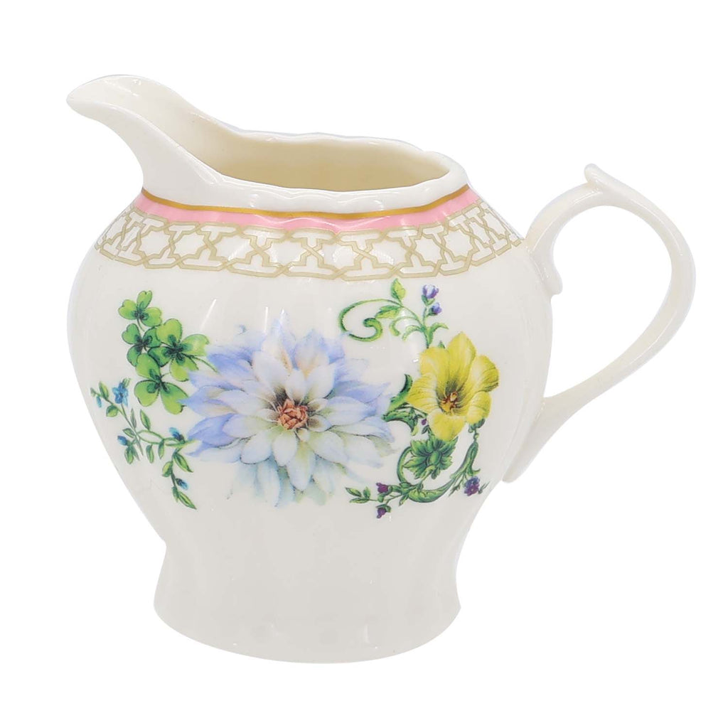 Donglin Homeware Manor Wildflower - Farmhouse Style Ceramic Tableware Set 400cc creamer