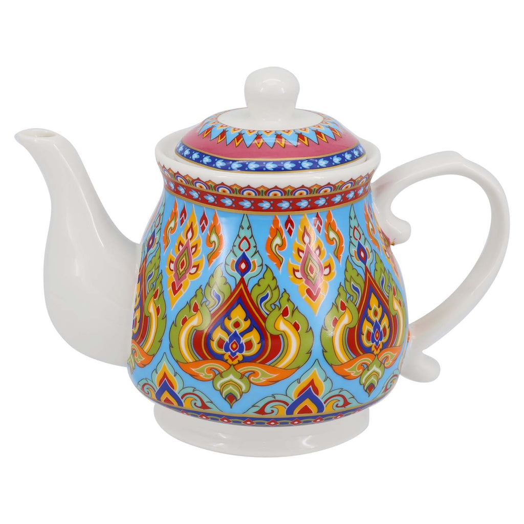 Donglin Homeware Persian Mandala - Bohemian Style Ceramic Tableware Set 650cc teapot