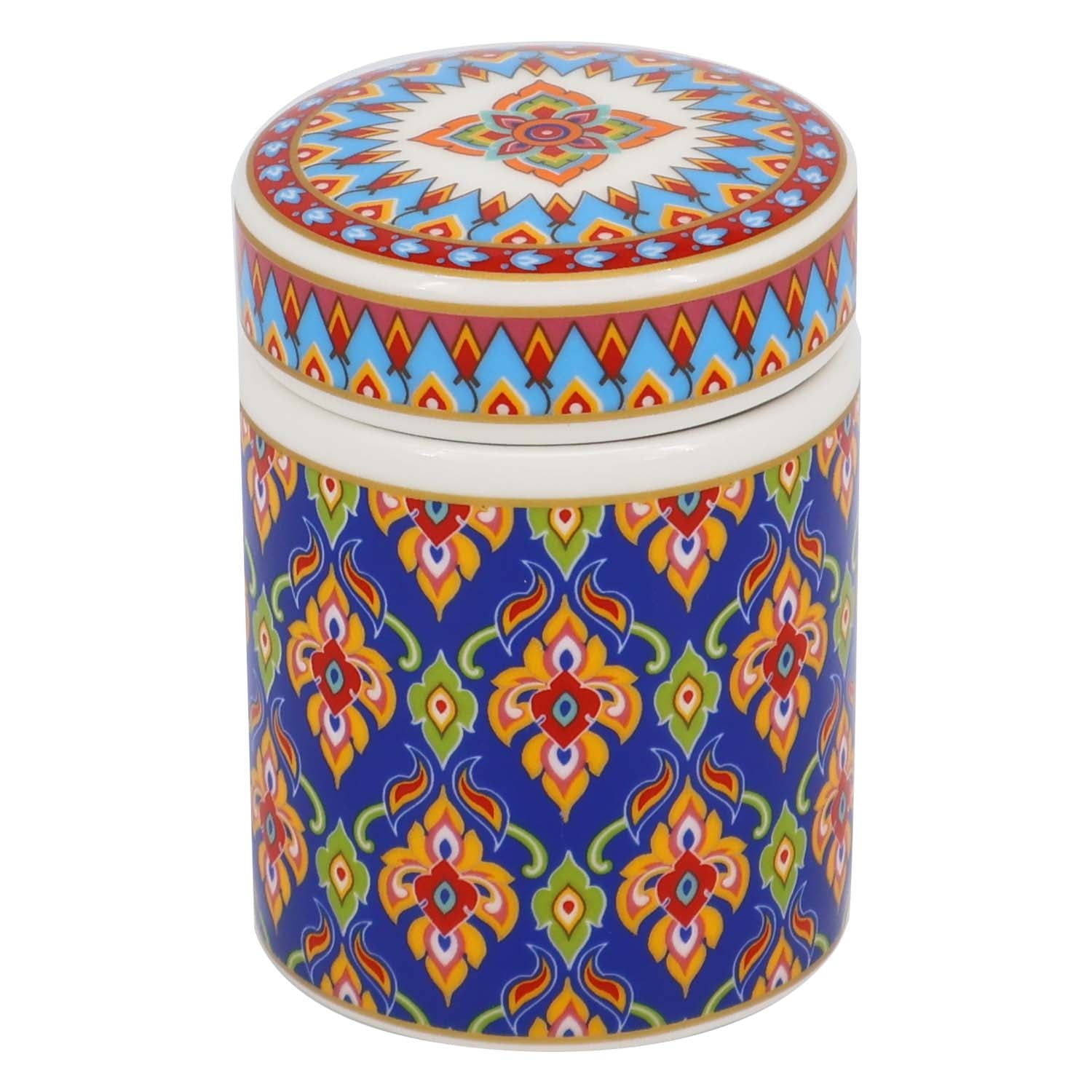Donglin Homeware Persian Mandala - Bohemian Style Ceramic Tableware Set 80cc cup