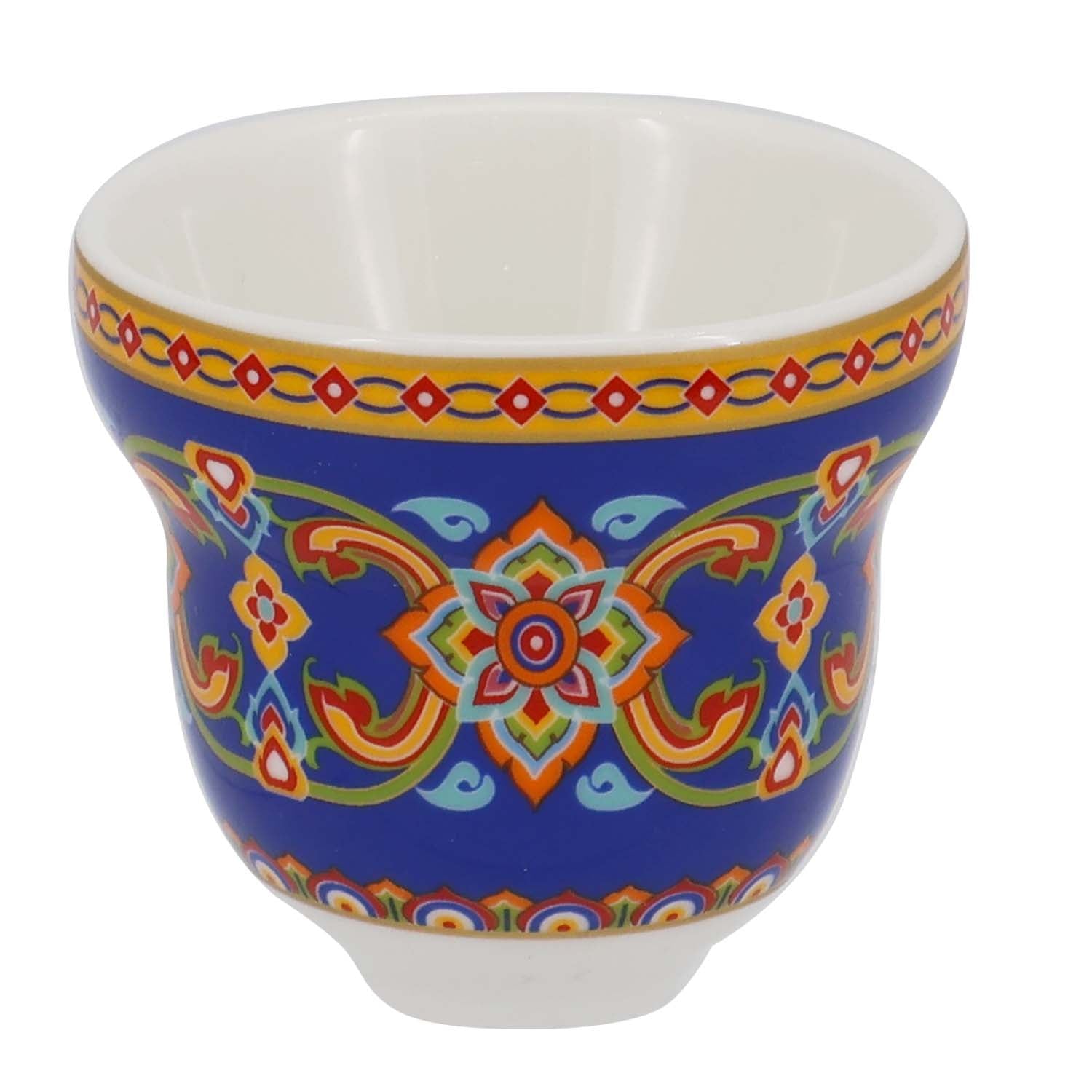 Donglin Homeware Persian Mandala - Bohemian Style Ceramic Tableware Set 80cc cup