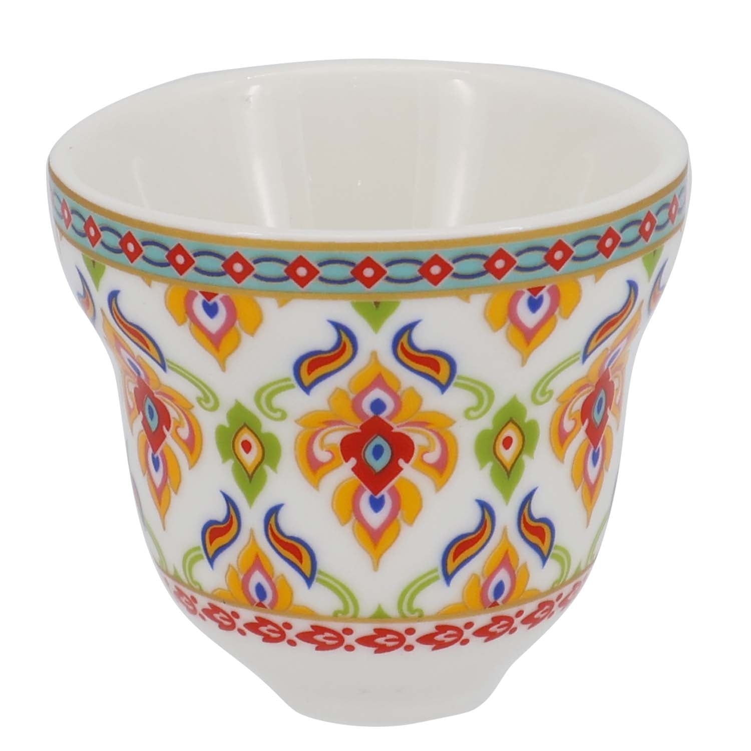 Donglin Homeware Persian Mandala - Bohemian Style Ceramic Tableware Set 80cc cup