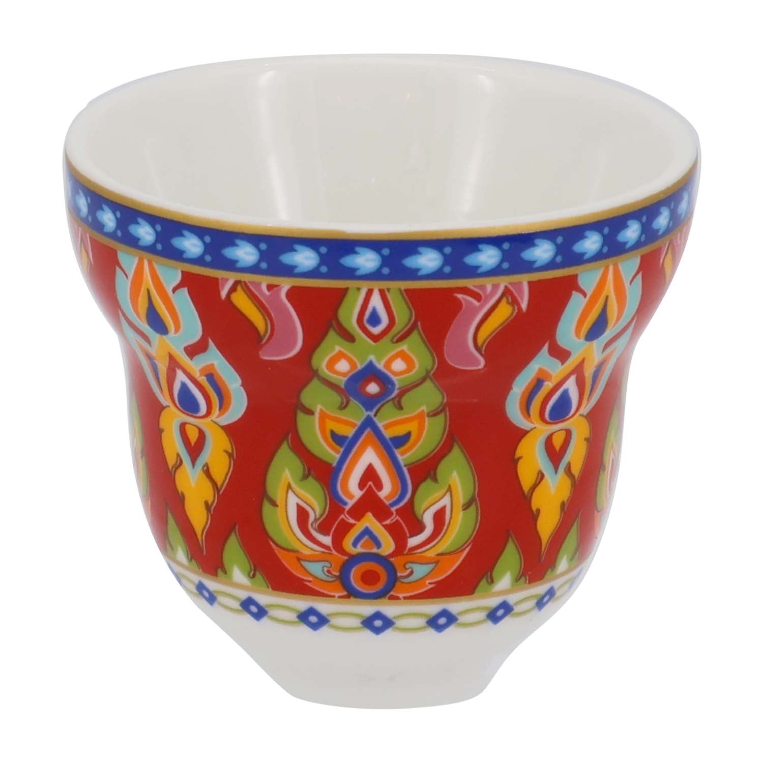 Donglin Homeware Persian Mandala - Bohemian Style Ceramic Tableware Set 80cc cup