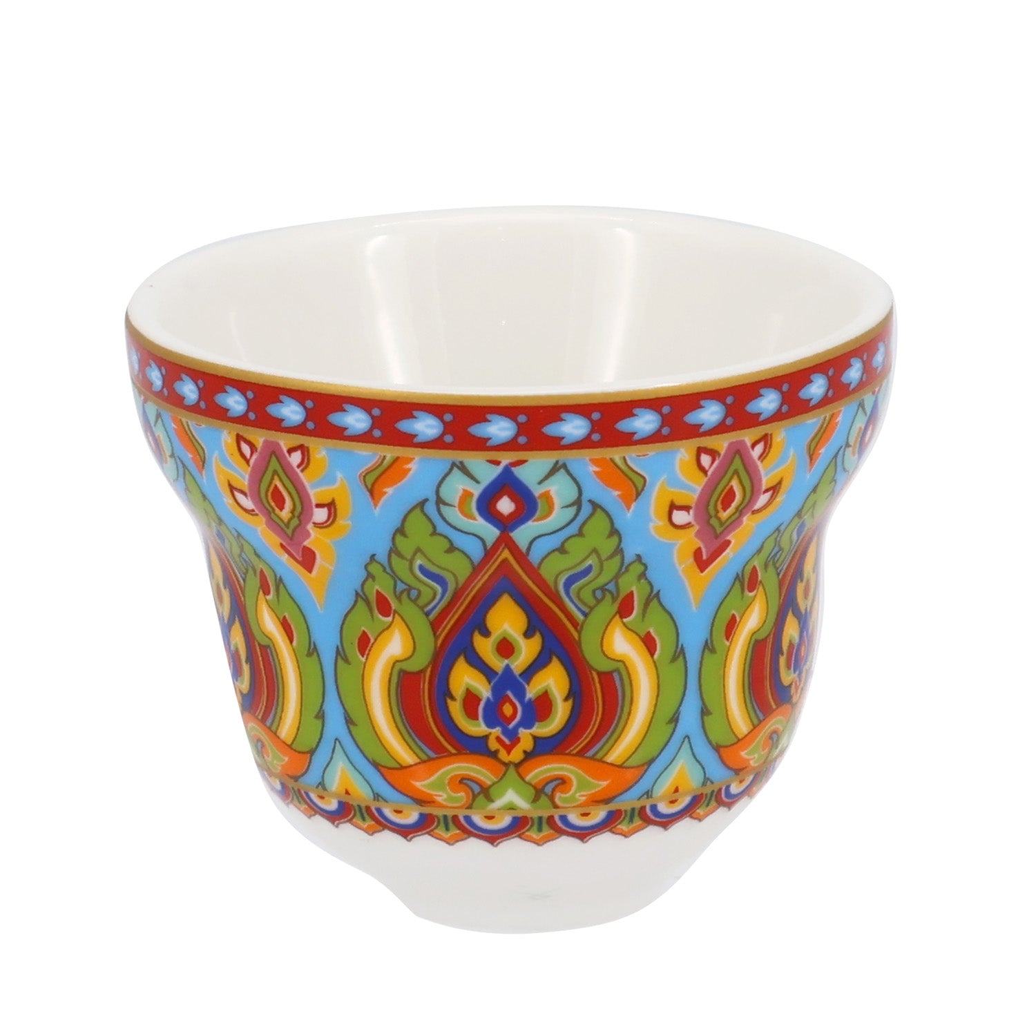 Donglin Homeware Persian Mandala - Bohemian Style Ceramic Tableware Set 80cc cup