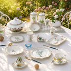 Donglin Homeware Herb - Natural Style Botanical Series Tableware Sets