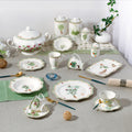 Donglin Homeware Herbal Bloom - Farmhouse Style Ceramic Tableware Set